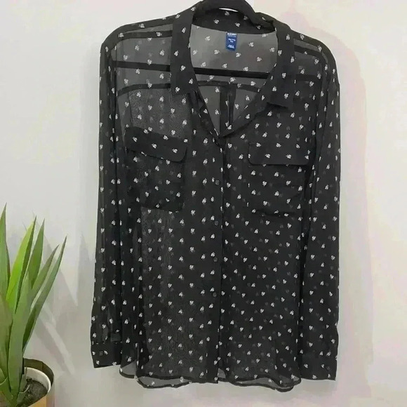 Old  Navy - Sheer blouse - Picture 1 of 4